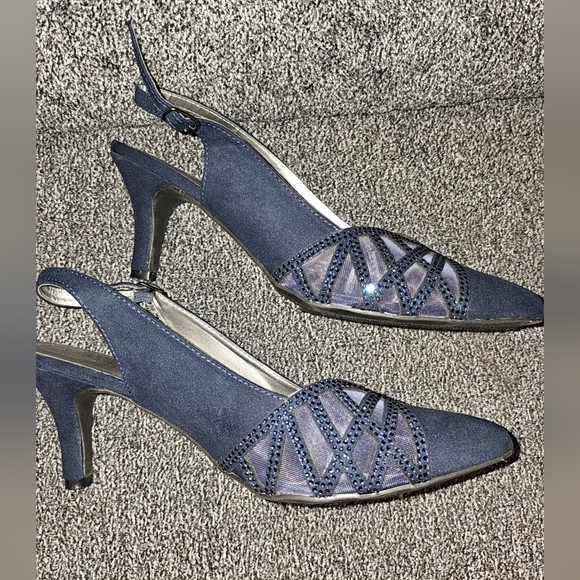 2FOR$50Karen Scott - Gillis Embellished Slingback Pumps, Created for Macy's- 9.5 - Picture 6 of 7